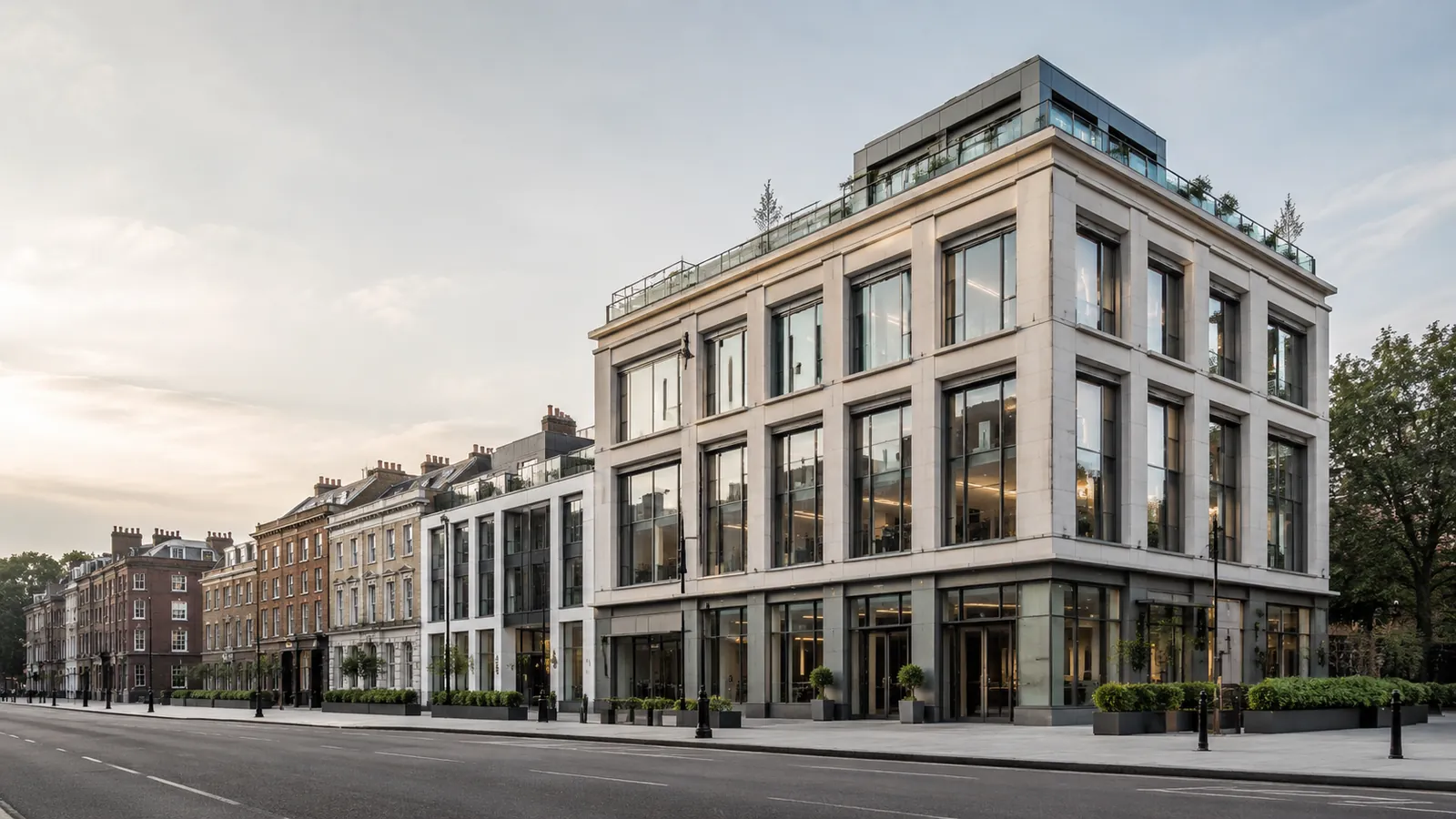 Modern British commercial property